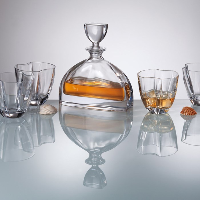 View Bohemia Nemo Crystal Decanter Set with 6 Nemo Glasses