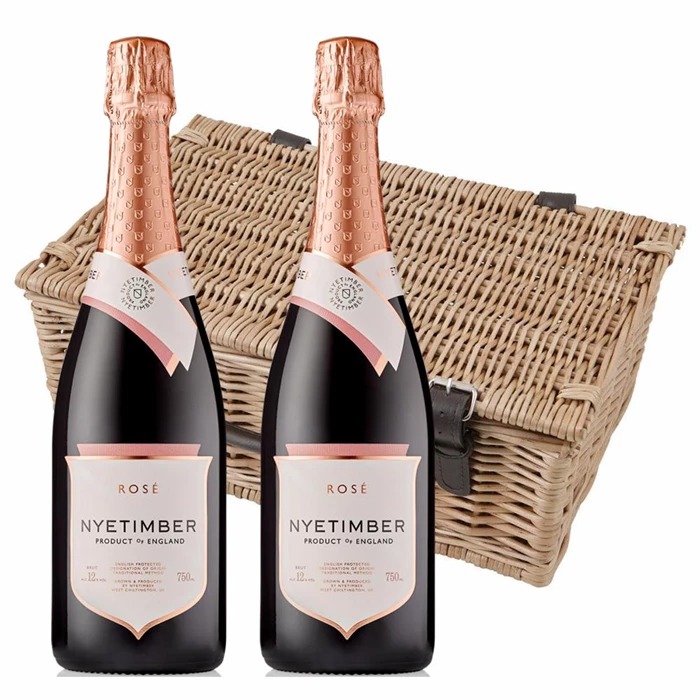 View Nyetimber Rose English Sparkling Wine 75cl Twin Hamper (2x75cl)