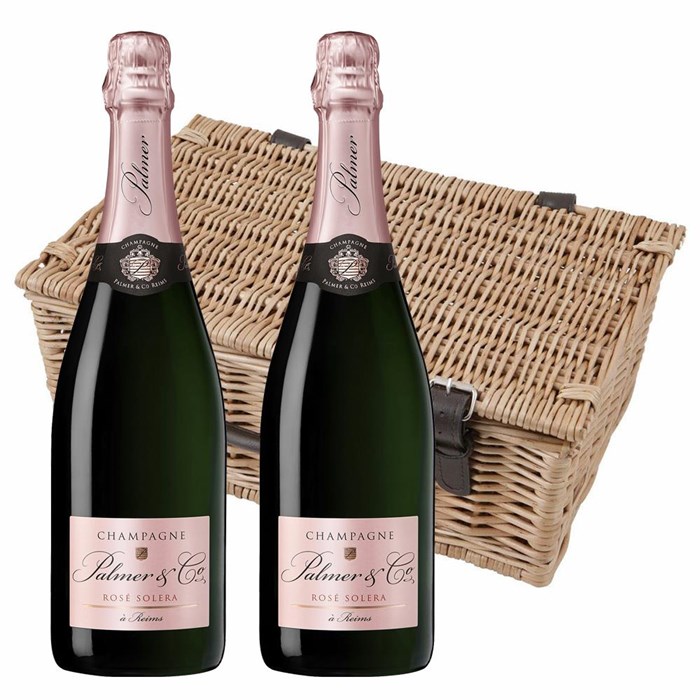 View Palmer & Co Rose Solera Champagne 75cl Twin Hamper (2x75cl)
