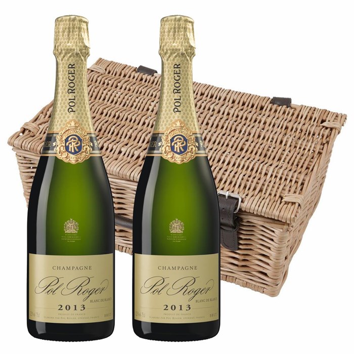 View Pol Roger Blanc de Blancs 2015 Vintage Twin Hamper (2x75cl)