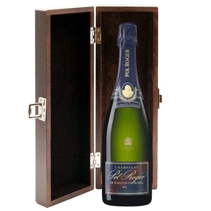 View Pol Roger Cuvee Sir Winston Churchill 2015 Champagne 75cl in Luxury Elm Wood  Gift Box