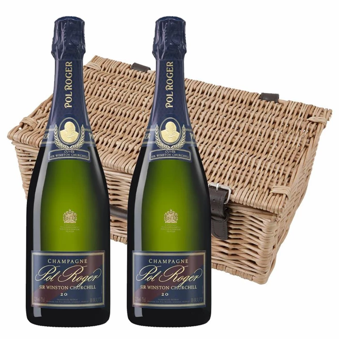 View Pol Roger Cuvee Sir Winston Churchill 2015 Champagne 75cl Twin Hamper (2x75cl)