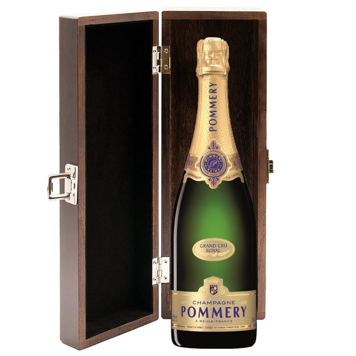 View Pommery Grand Cru Vintage 2009 Champagne 75cl in Luxury Elm Wood  Gift Box