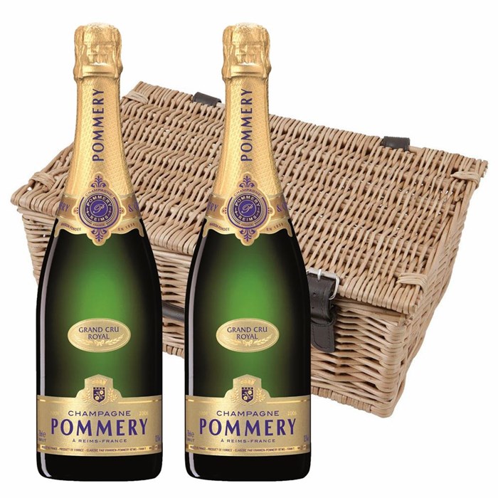 View Pommery Grand Cru Vintage 2009 Champagne 75cl Twin Hamper (2x75cl)