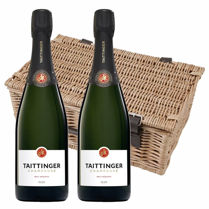 View Taittinger Brut Reserve Champagne 75cl Twin Hamper (2x75cl)