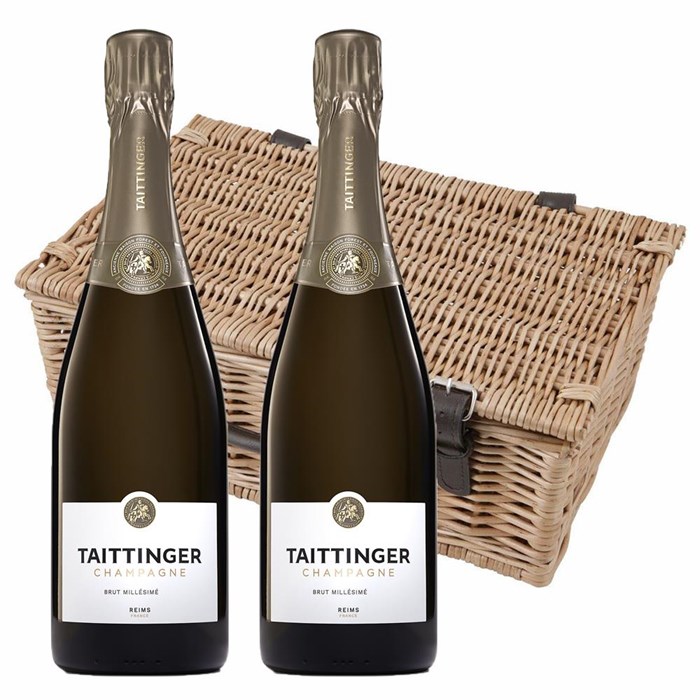 View Taittinger Brut Vintage Champagne 2016 75cl Twin Hamper (2x75cl)