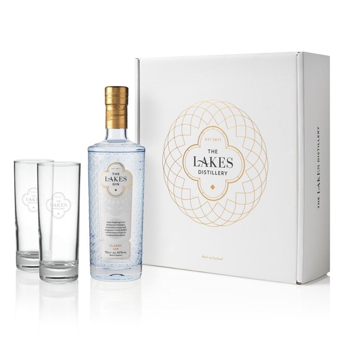 View The Lakes Gin Gift Pack with Glasses