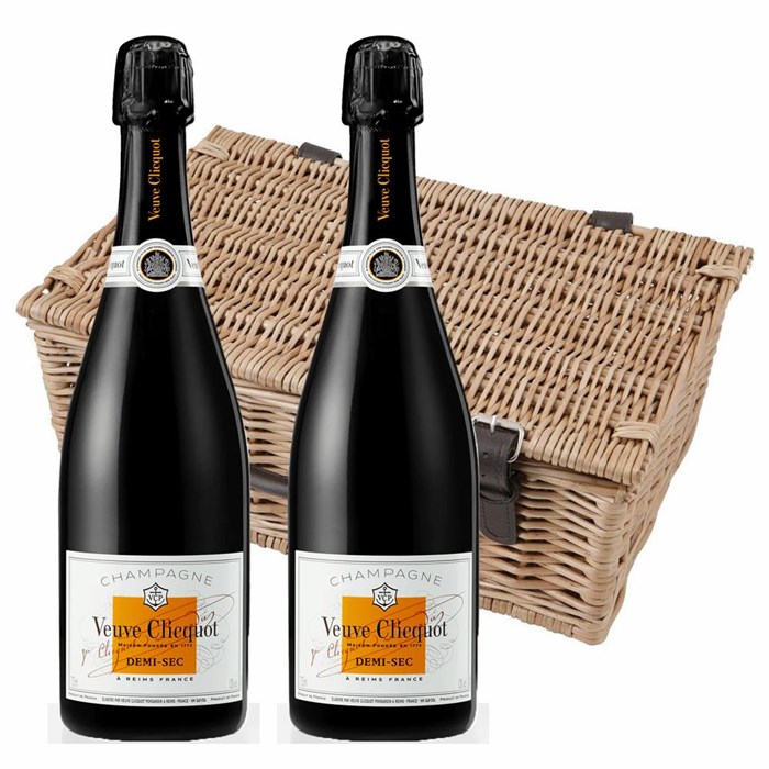 View Veuve Clicquot Demi-Sec Champagne 75cl Twin Hamper (2x75cl)