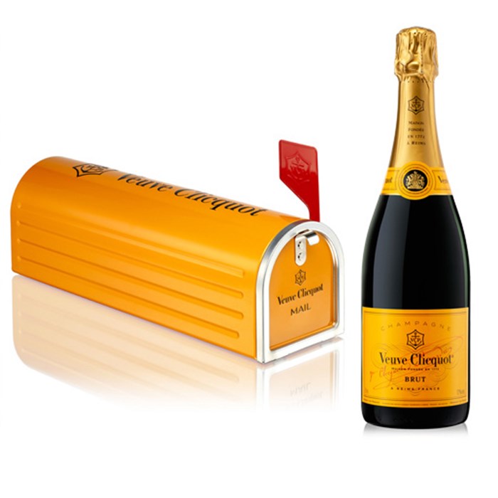 View Veuve Clicquot Brut in Mailbox, 75cl