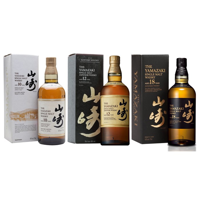 View Suntory Yamazaki Distillery Set 10yo, 12yo and 18yo 3 x 70cl