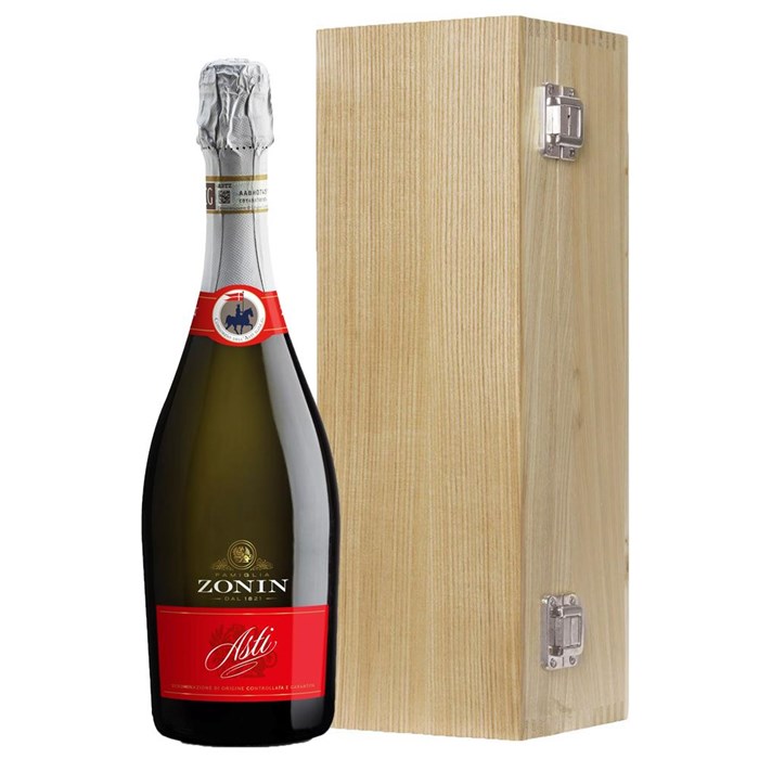 View Zonin Asti DOCG 75cl Oak Luxury Gift Boxed