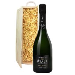 Buy & Send Ayala Brut Majeur Champagne NV 75 cl In Pine Gift Box