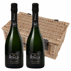 Buy & Send Ayala Brut Majeur Champagne NV 75 cl Twin Hamper (2x75cl)