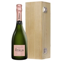 Buy & Send Ayala Rose Majeur Champagne 75cl Oak Luxury Gift Boxed