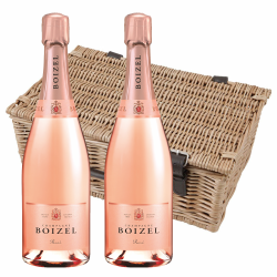 Buy & Send Boizel Rose  NV Champagne 75cl Twin Hamper (2x75cl)