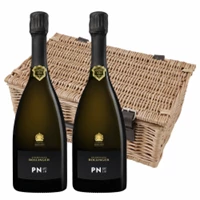 Buy & Send Bollinger PN AYC18 Champagne MV 75cl Twin Hamper (2x75cl)