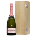 Buy & Send Bollinger Rose Champagne 75cl Oak Luxury Gift Boxed