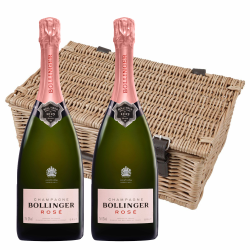 Buy & Send Bollinger Rose Champagne 75cl Twin Hamper (2x75cl)