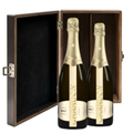 Buy & Send Chandon Brut Sparkling Wine 75cl Twin Luxury Elm Wood Gift Box (2x75cl)