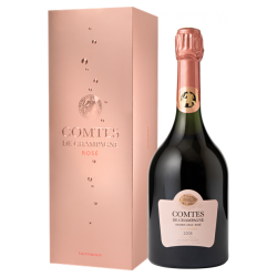 Buy & Send Taittinger Comtes de Champagne Rose 2008 Prestige Cuvee 75cl