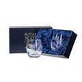 Buy & Send Flower of Scotland 2 Barrel Tumblers 86mm (Presentation Boxed)  Royal Scot Crystal