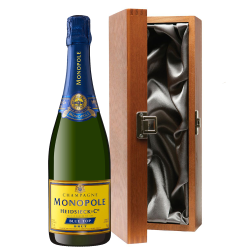 Buy & Send Heidsieck &amp;amp; Co Monopole Blue Top Brut Champagne 75cl in Luxury Gift Box