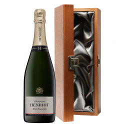 Buy & Send Henriot Brut Souverain Champagne 75cl in Luxury Gift Box