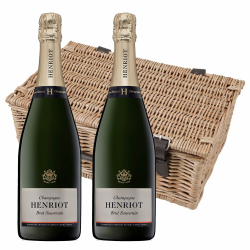 Buy & Send Henriot Brut Souverain Champagne 75cl Twin Hamper (2x75cl)