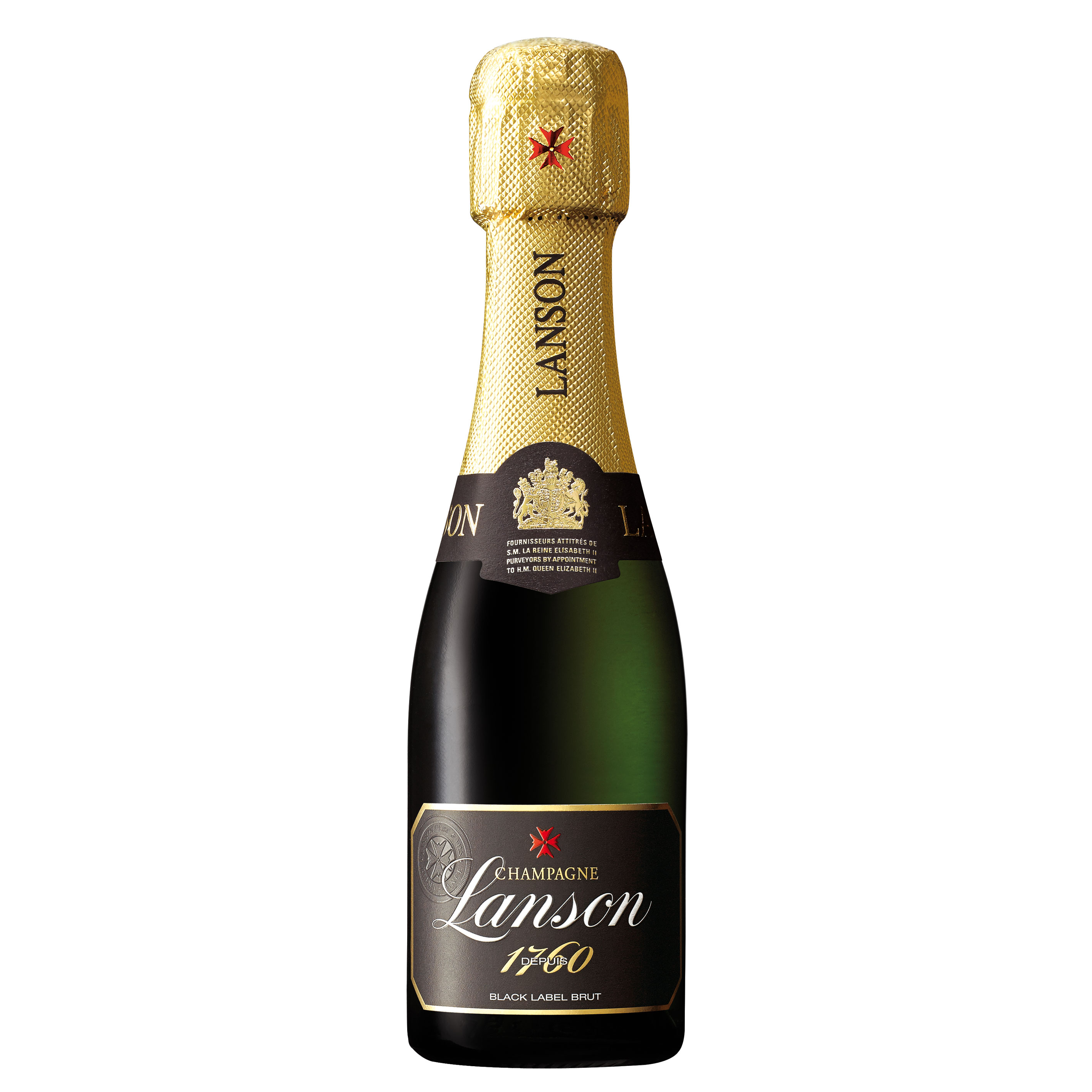 Buy & Send Mini Champagne - Lanson Black Label, Brut, 20cl