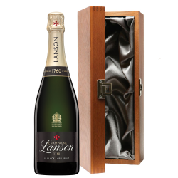 Buy & Send Lanson Le Black Label Brut Champagne 75cl in Luxury Gift Box
