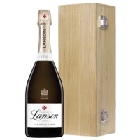 Buy & Send Lanson Le Blanc de Blancs Champagne 75cl Oak Luxury Gift Boxed