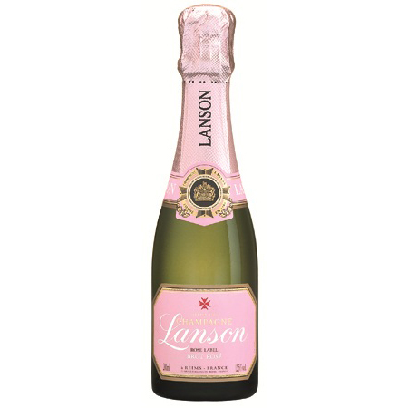 Buy & Send Lanson Rose Label Half Bottle 37.5cl