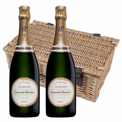 Buy & Send Laurent Perrier La Cuvee Champagne 75cl Twin Hamper (2x75cl)