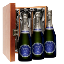 Buy & Send Laurent Perrier Ultra Brut Champagne 75cl Three Bottle Luxury Gift Box