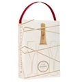Buy & Send Laurent Perrier La Cuvee Brut Champagne and 2 Branded Flutes Gift boxed