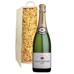 Buy & Send Louis Dornier and Fils Brut Champagne 75cl In Pine Gift Box