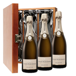 Buy & Send Louis Roederer Collection 242 Champagne 75cl Three Bottle Luxury Gift Box