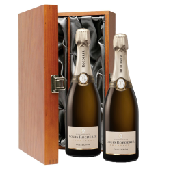 Buy & Send Louis Roederer Collection 242 Champagne 75cl Twin Luxury Gift Boxed (2x75cl)