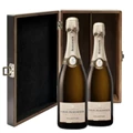 Buy & Send Louis Roederer Collection 245 Champagne 75cl Twin Luxury Elm Wood Gift Box (2x75cl)