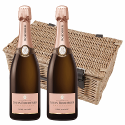Buy & Send Louis Roederer Vintage Rose 2015 Champagne 75cl Twin Hamper (2x75cl)