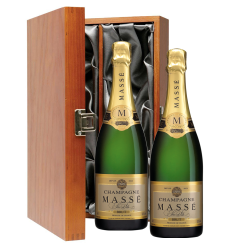 Buy & Send Masse Brut Champagne 75cl Twin Luxury Gift Boxed (2x75cl)