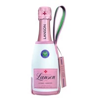 Buy & Send Mini Lanson Le Rose Creation Champagne Wimbledon Pouch 20cl
