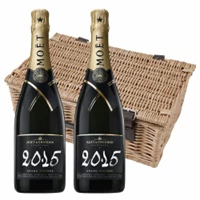 Buy & Send Moet And Chandon Brut Vintage 2013-15 Champagne 75cl Twin Hamper (2x75cl)