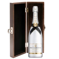 Buy & Send Moet and Chandon Ice White Imperial 75cl in Luxury Elm Wood  Gift Box