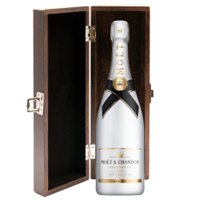 Buy & Send Moet and Chandon Ice White Imperial 75cl in Luxury Elm Wood  Gift Box