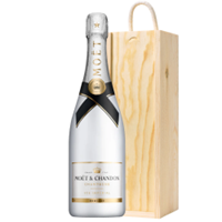 Buy & Send Moet and Chandon Ice White Imperial 75cl In Pine Gift Box