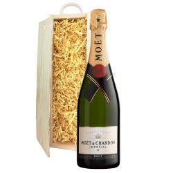 Buy & Send Moet &amp;amp; Chandon Brut Imperial Champagne 75cl In Pine Gift Box