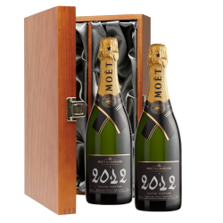 Buy & Send Moet &amp;amp; Chandon Brut Vintage 2012 Champagne 75cl Twin Luxury Gift Boxed (2x75cl)