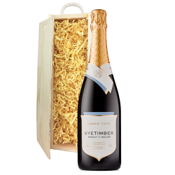 Buy & Send Nyetimber Classic Cuvee English Sparkling 75cl In Pine Gift Box