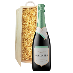 Buy & Send Nyetimber Demi-Sec English Sparkling Wine 75cl In Pine Gift Box